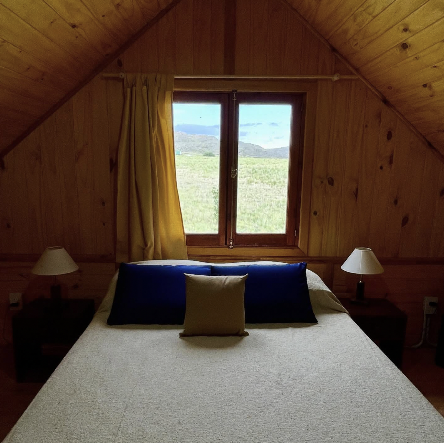 Detalle de la cabaña